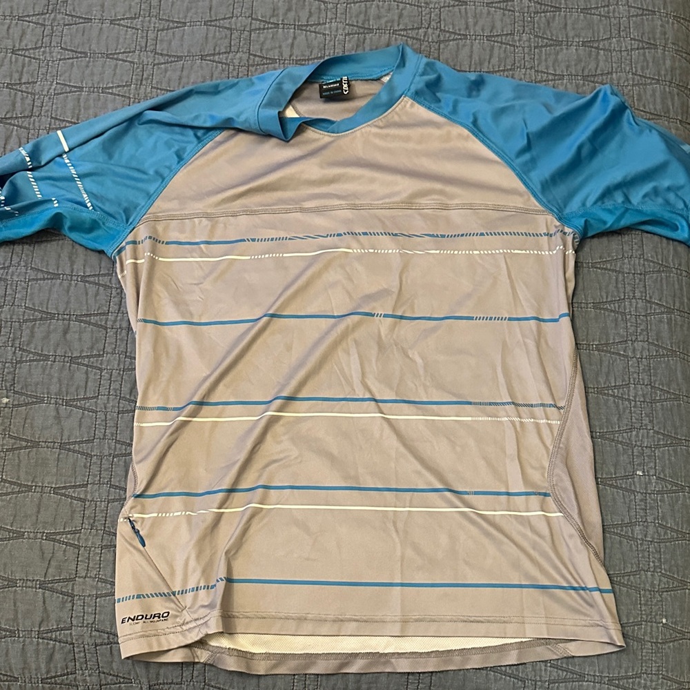 Blue and Gray Specializes Cycling Jersey